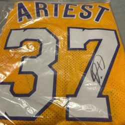 Ron Artest signed LA Lakers jersey (JSA Authentication)