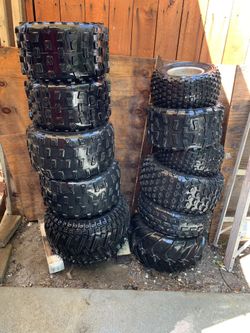 ATV UTV  Quad Three Wheeler Tires With Rims 