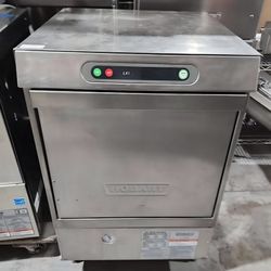 Hobart LX30H high-speed commercial dishwasher.