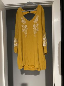 Woman’s Boho Dress W/ Pockets 