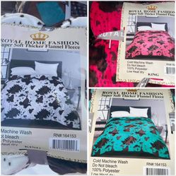 Cobijas De Vaquita Western Flannel Blanket Cobijas Suaves King Size $25 Twin $17  Ubicada En 77025