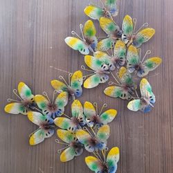 Mcm Metal Butterfly Wall Plaques Made In Hong Kong