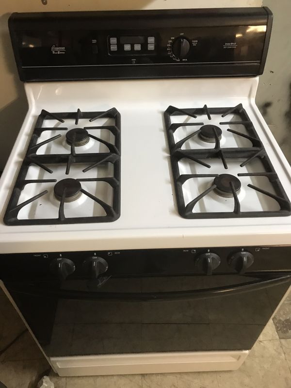 Amana White Black Gas Stove For Sale In Gary In Offerup