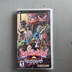 PSP DARKSTALKERS CHRONICLE THE CHAOS TOWER 2004 COMPLETE AUTHENTIC