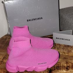 Girls Balenciaga Slip-on Sneakers Size 27-28 (10C-11C)