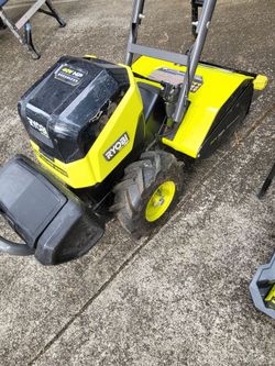 🌱 RYOBI 40V HP Brushless 18" Rear Tine Tiller/Cultivator – Like New!