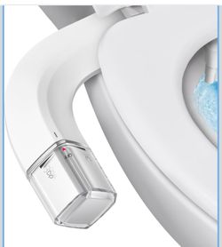 🔥Brand new🔥 Ultra-Slim Bidet Dual Mode Bidet Attachment for Toilet, Bidet Toilet Seat Attachment with Pressure Controls(Feminine/Posterior Wash),Eas