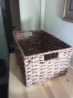 Basket  Made From Repurposed Materials 
