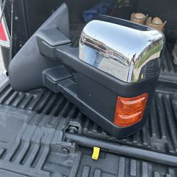 tow mirrors for ford f-150 chrome top