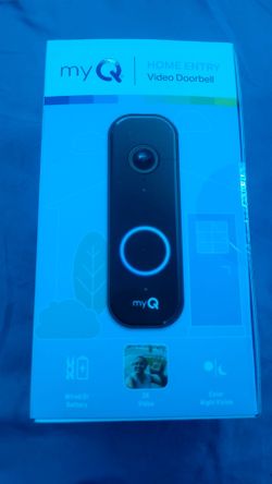 MyQ Video Doorbell – Timbre con Cámara HD, Visión Nocturna