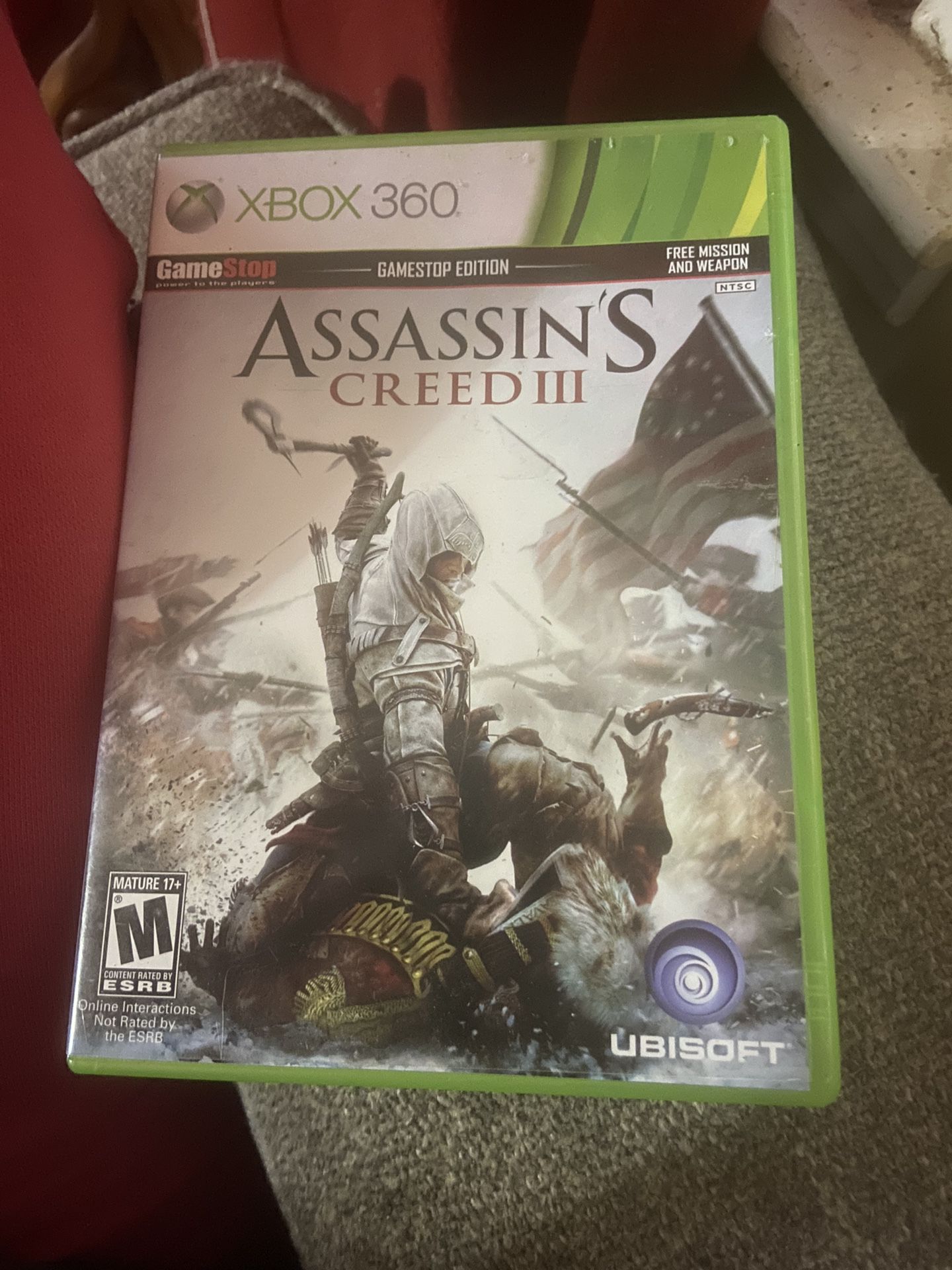 Assassins Creed 3 Xbox 360 Game 