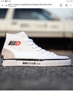 BAIT AND ADIDAS team Up On INITIAL D - Inspired NIZZA Hi