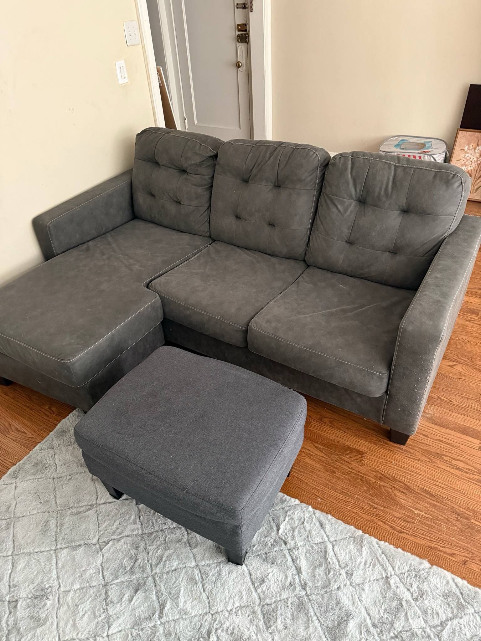 Charcoal Grey Couch