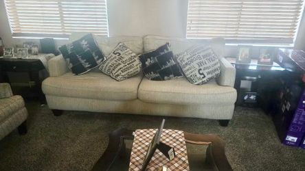 Couch and loveseat