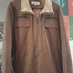 Ck Shearling Jacket Large