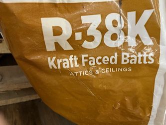 R-38K Faced Insulation