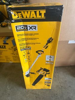Dewalt 20v string trimmer and blower kit
