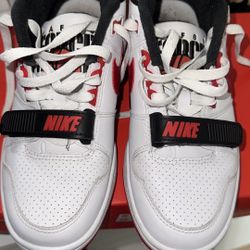 NIKE X BILLIE EILISH ALPHA FORCE WHITE AND RED