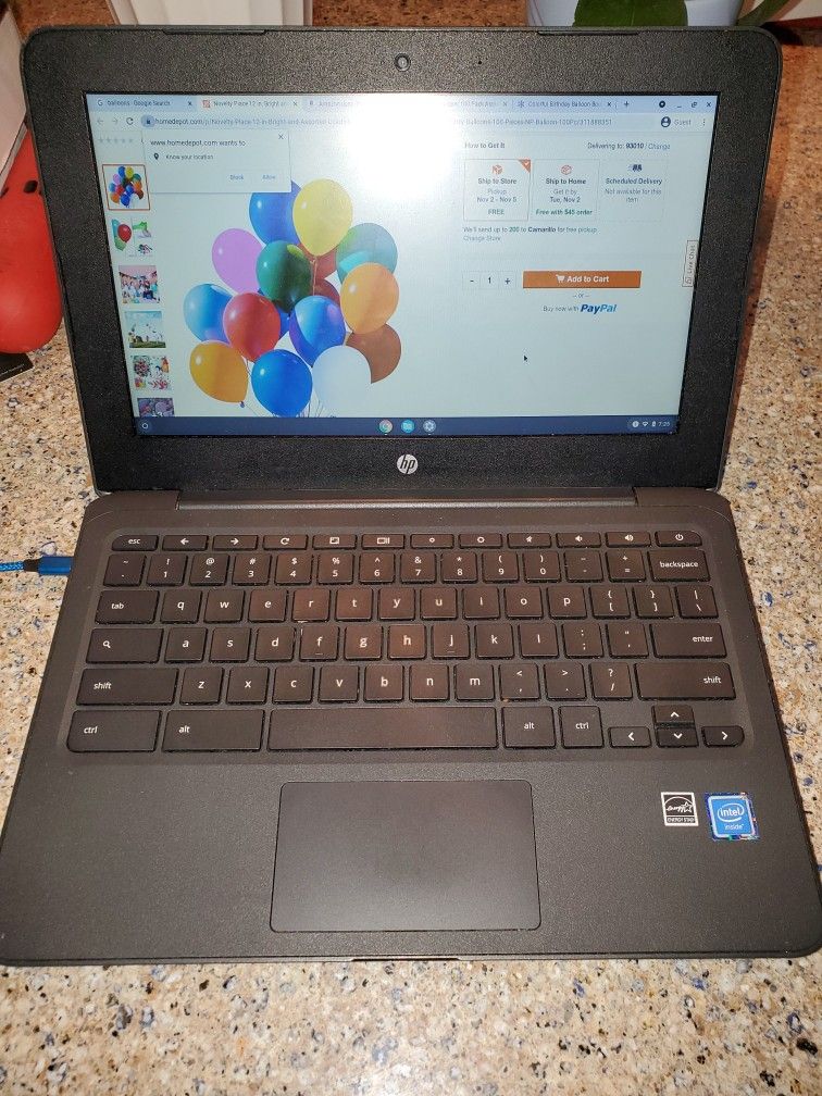 HP chromebook 11" 2021