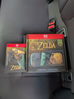 Zelda 40th Anniversary Nintendo Switch 2 Console and Controller Bundle