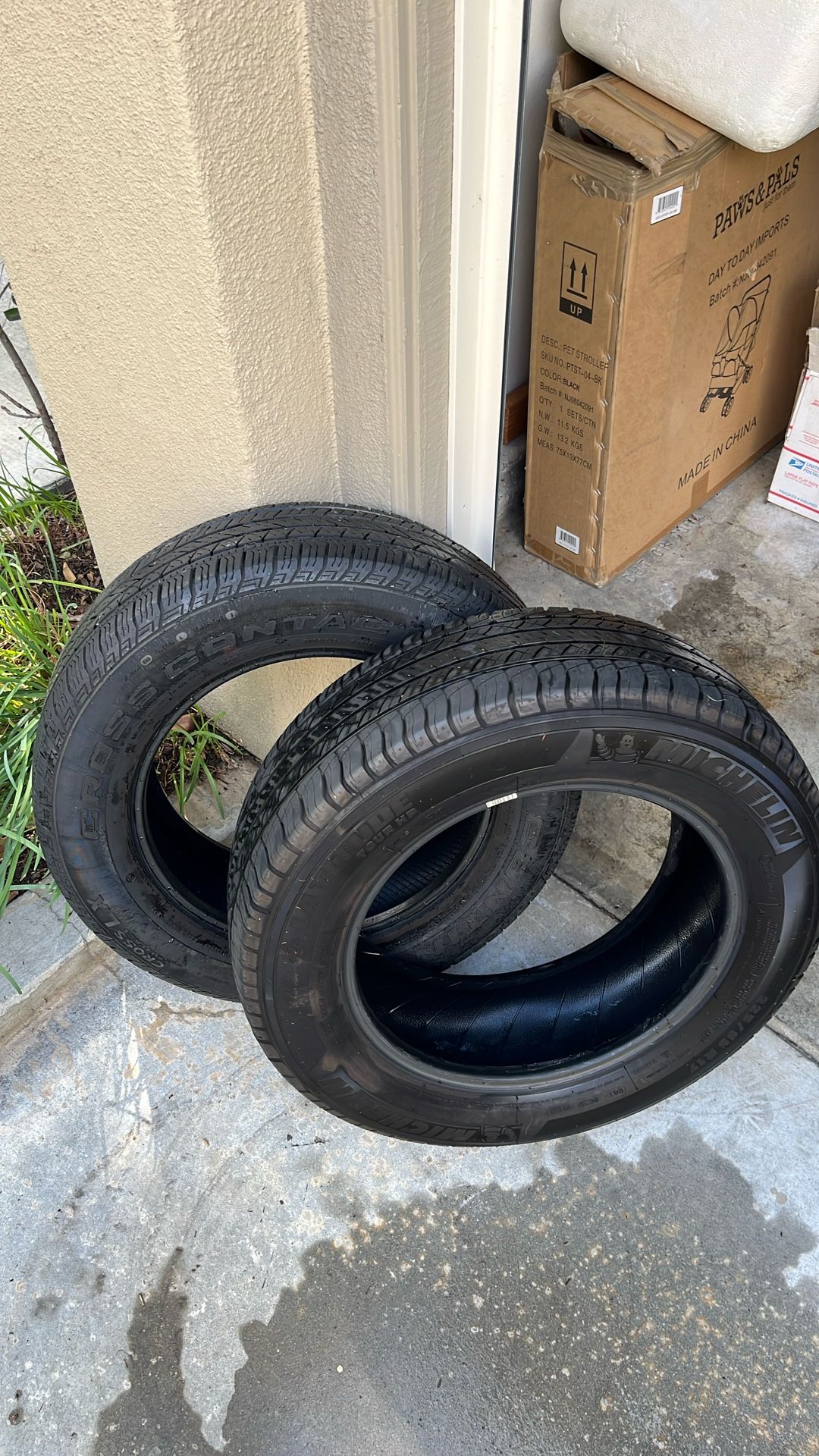 Two RV4 Tires Less Than One Year Used