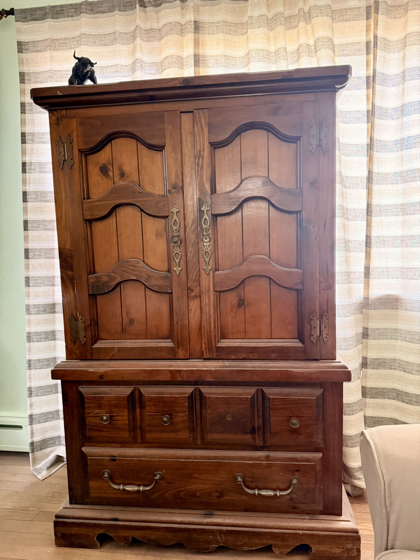 Cherry wood armoire