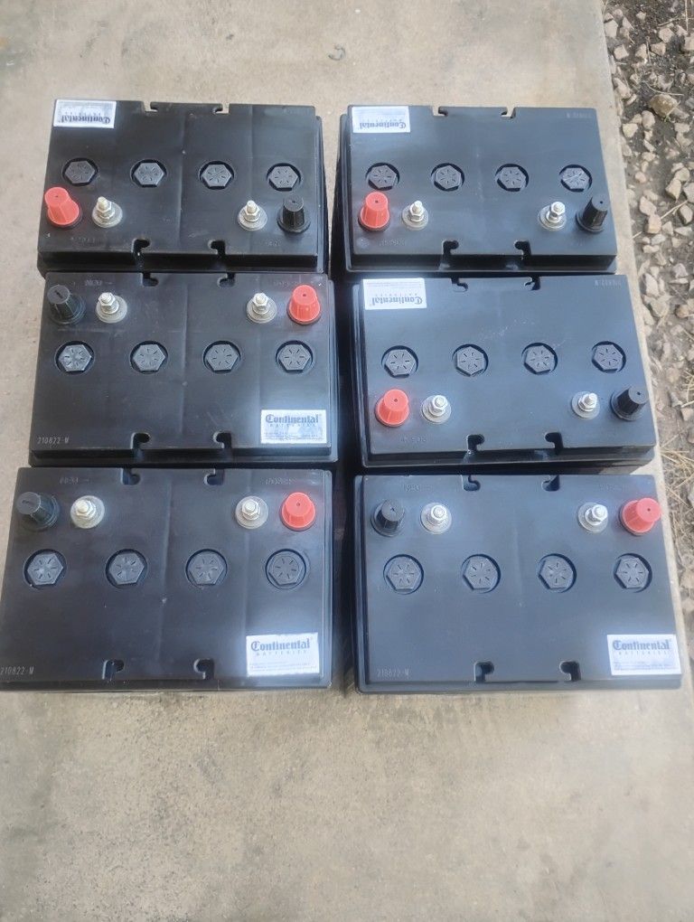 6 - 8V Golf Car Batteries