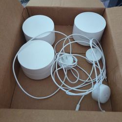 3 Google WiFi Mesh Pods