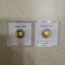 2025 Armenia Noah's Ark 1 Gram 999.9 Gold Coins.  $185 Each 