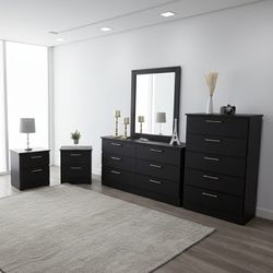 ✨BLACK BEDROOM SET 