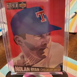 Nolan Ryan 1994 Upper Deck Collectors Choice Silver Scrip Parallel Baseball Card 