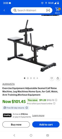 Adjustable Seated Calf Raise Machine
