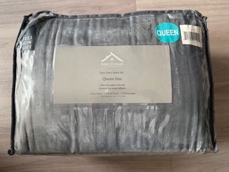 Noble House Queen 4-Piece Gray Microfiber Sheet Set