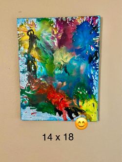 “Splash of Color” painting