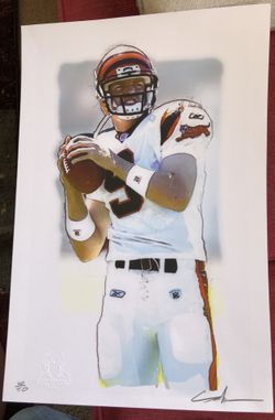 USC TROJANS CARSON PALMER CINCINNATI BENGALS GILCEE PRINT
