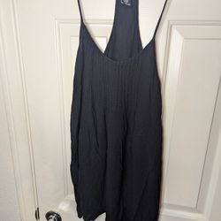 Timing Black Spaghetti Strap Dress Women's Size Medium Style CLD2032