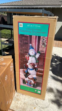 Stacking snowman decor - Christmas