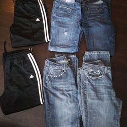 Womens Jeans Sz 8 Earl Gap Adidas
