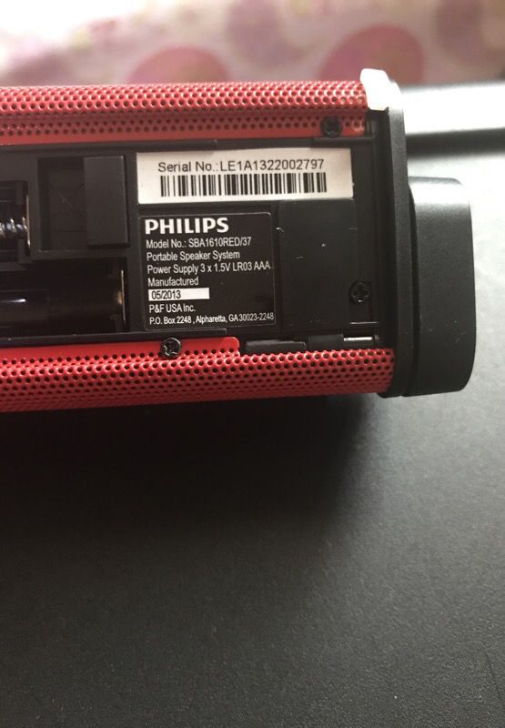 philips portable speaker for iPods smartphones,media players