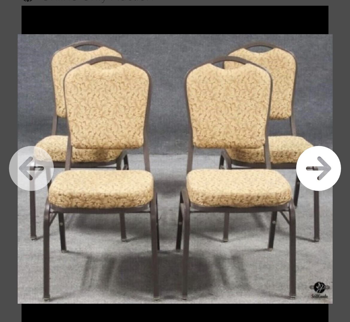 Mity-Lite Deluxe Host Banquet Chairs / 4 pc