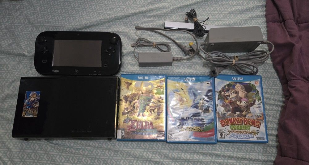 Nintendo Wii U 32GB  Console Original /Games Zelda Pokemon Donkey Kong 