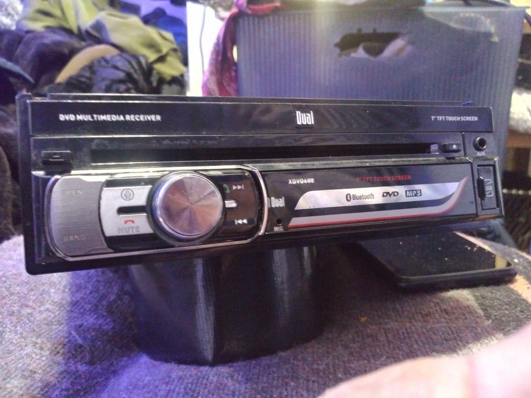 Dual 7inch Touchscreen Car Cd DVD Player