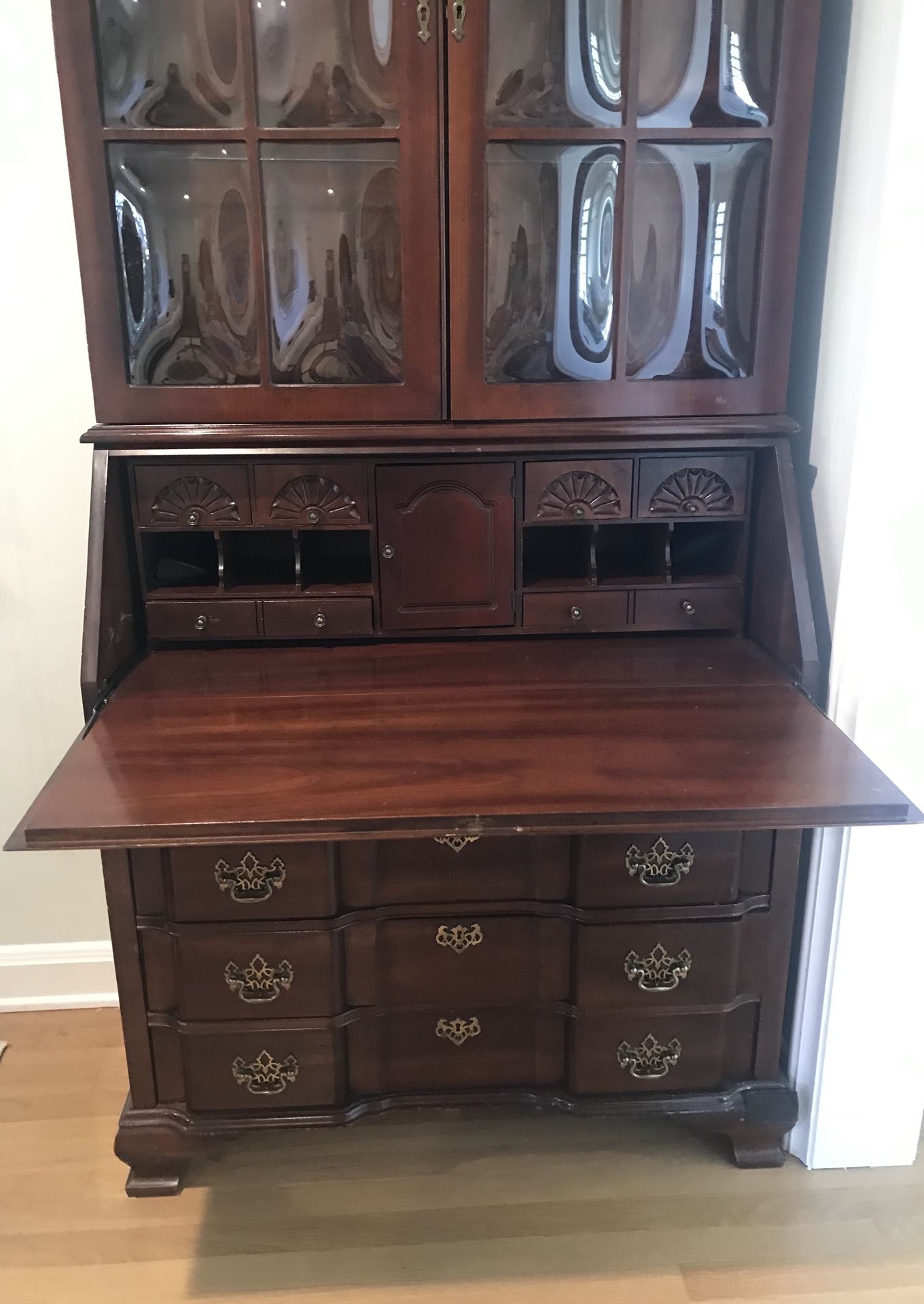 Cherry Wood Secretary Desk
