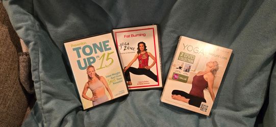 Lot of 3 Yoga & Fitness Workout DVDs