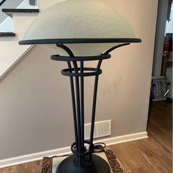 Olde Iron - 2 Light Table Lamp-28 Inches Tall and 1s6 Inches Wide