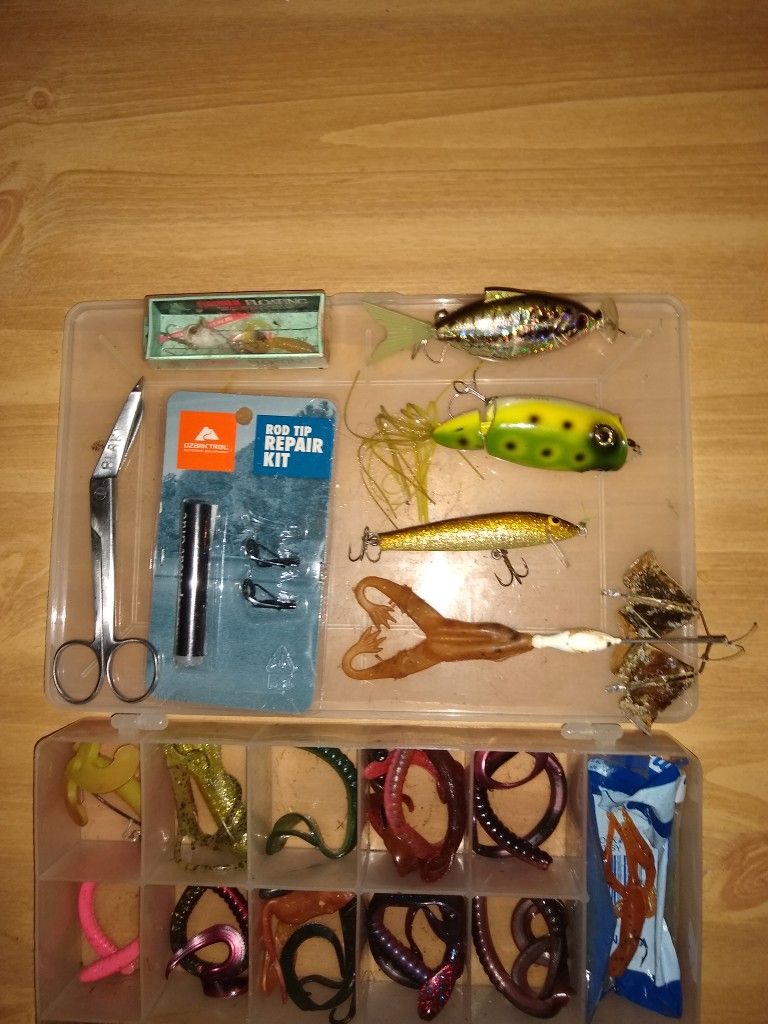 Bass Fishing Kit With Micro Rod And Reel
