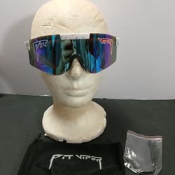 Pit Viper Polarized White Sunglasses Unisex C10