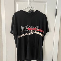 Just Cavalli Men's Slim-Fit Graphic T-Shirt - Black