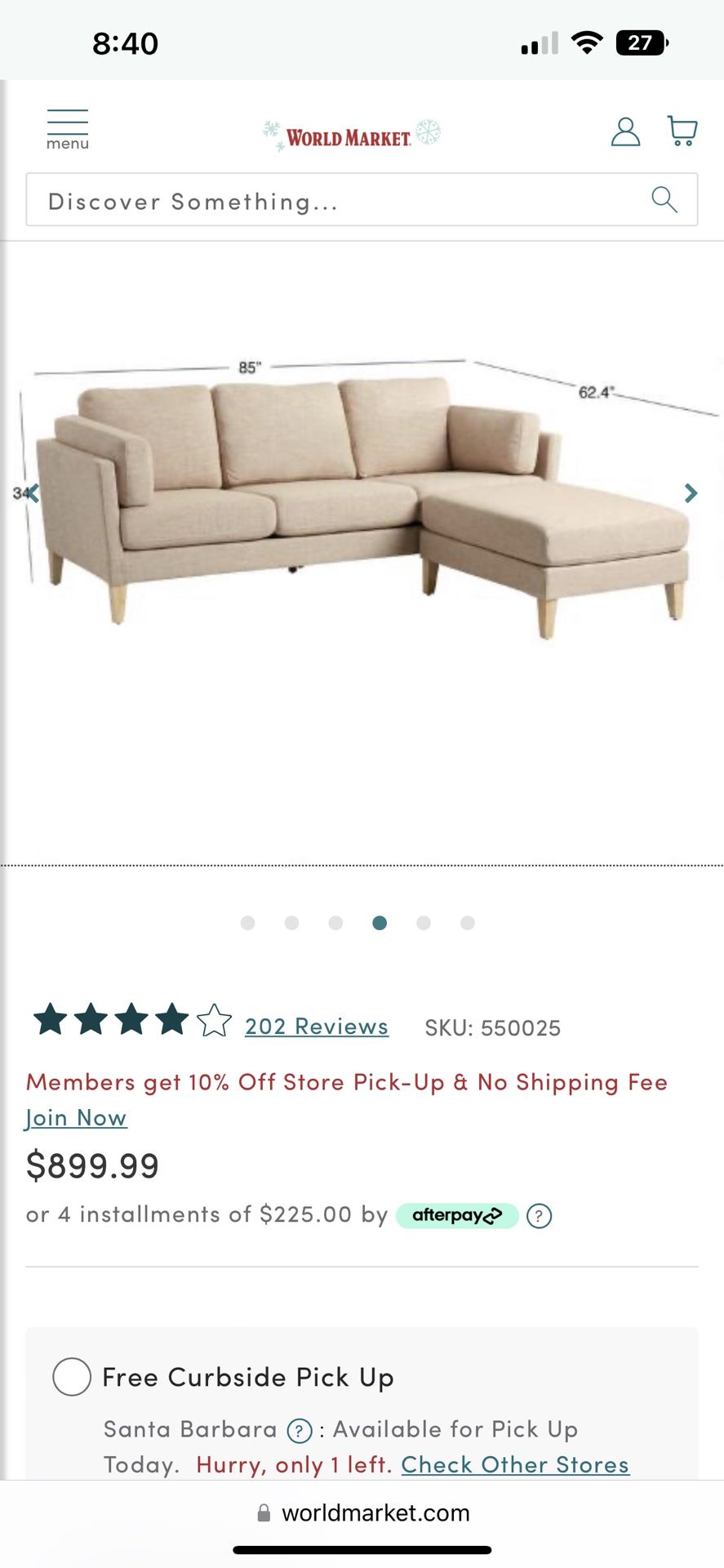 Oatmeal woven noelle sofa and ottoman deals