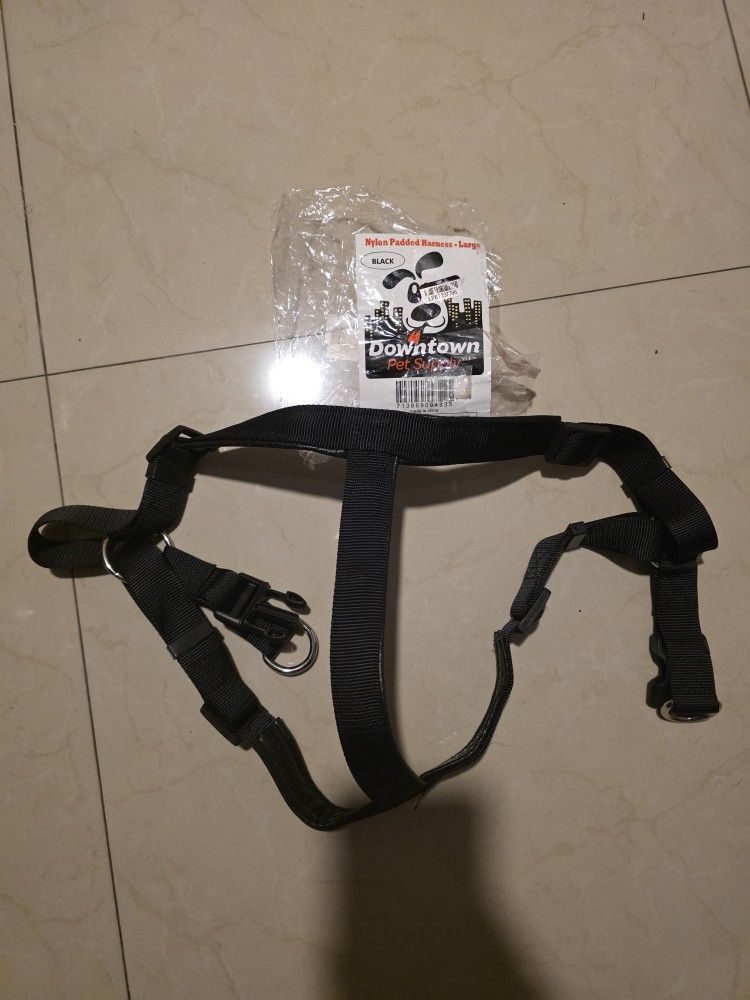 Pet supply Nylon Padded Harness No Pull Large